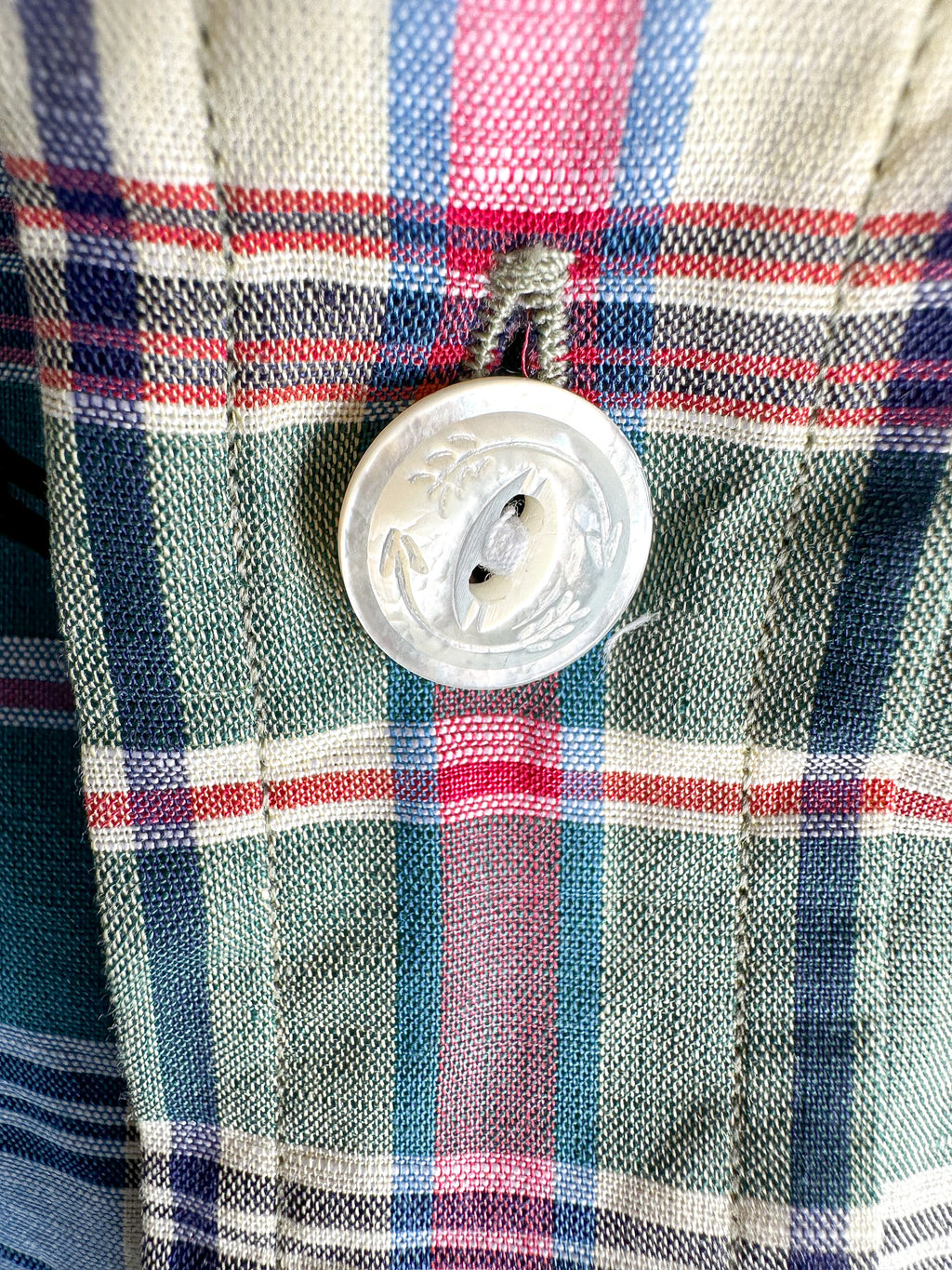 Drake's Linen Cotton Blue Checked Shirt - House Of Huntington