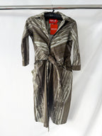Samantha Sung Printed Wrap Style Sloan Dress