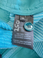 Isabel Marant Melva Corduroy Aqua Turquoise Blue Mini Skirt