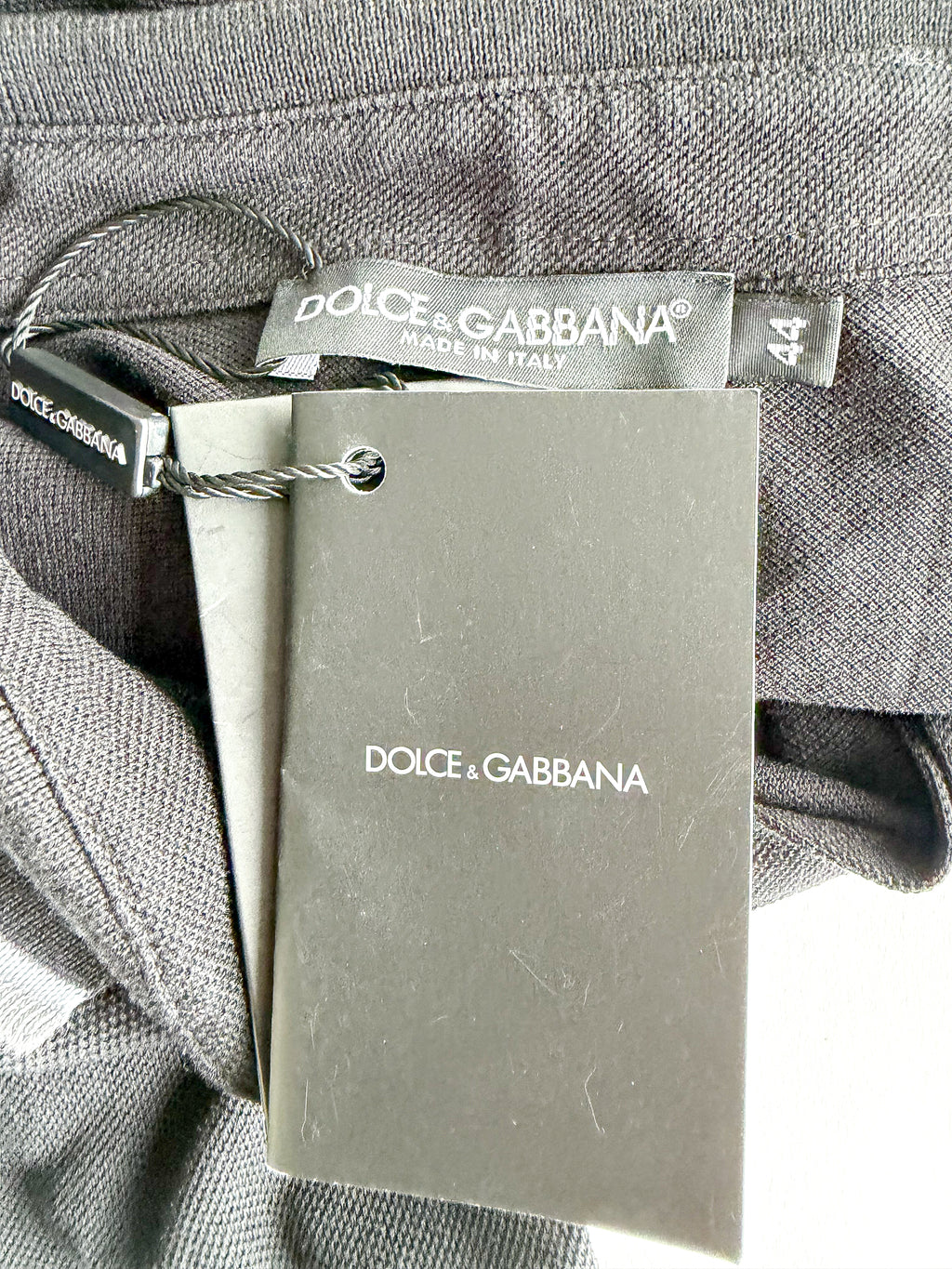 Dolce & Gabbana Black Collared Polo Crop Shirt