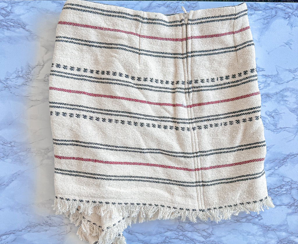 Isabel Marant Etoile Jiloa Woven Boho Wrap Style Skirt
