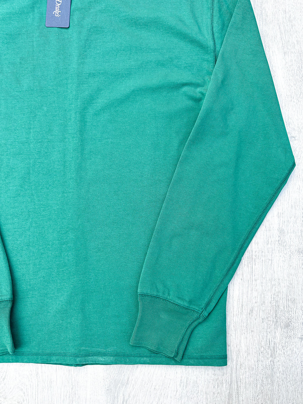 Drake's Green Long Sleeve Hiking Tee Shirt - House Of Huntington