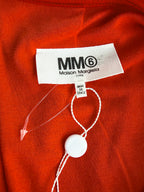 MM6 Maison Margiela Red Asymmetric Tank Dress