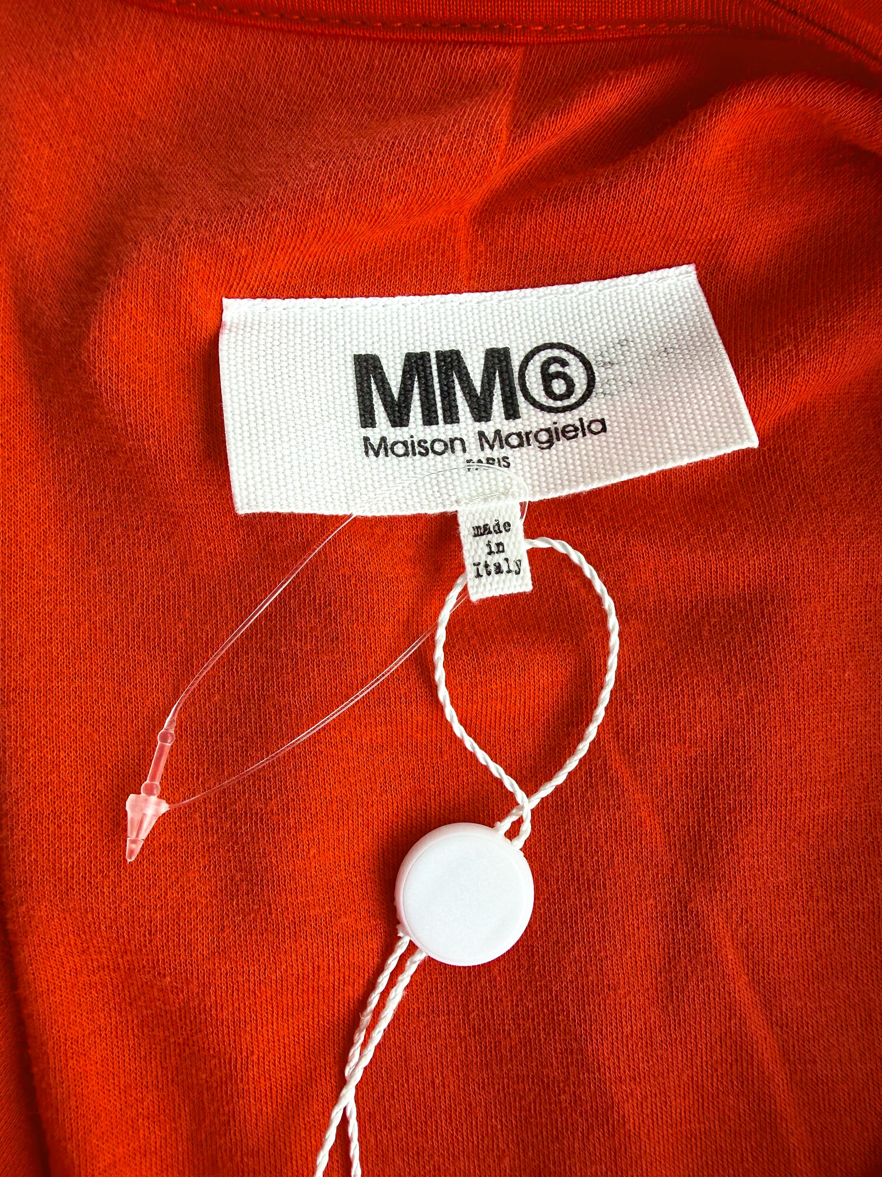 MM6 Maison Margiela Red Asymmetric Tank Dress