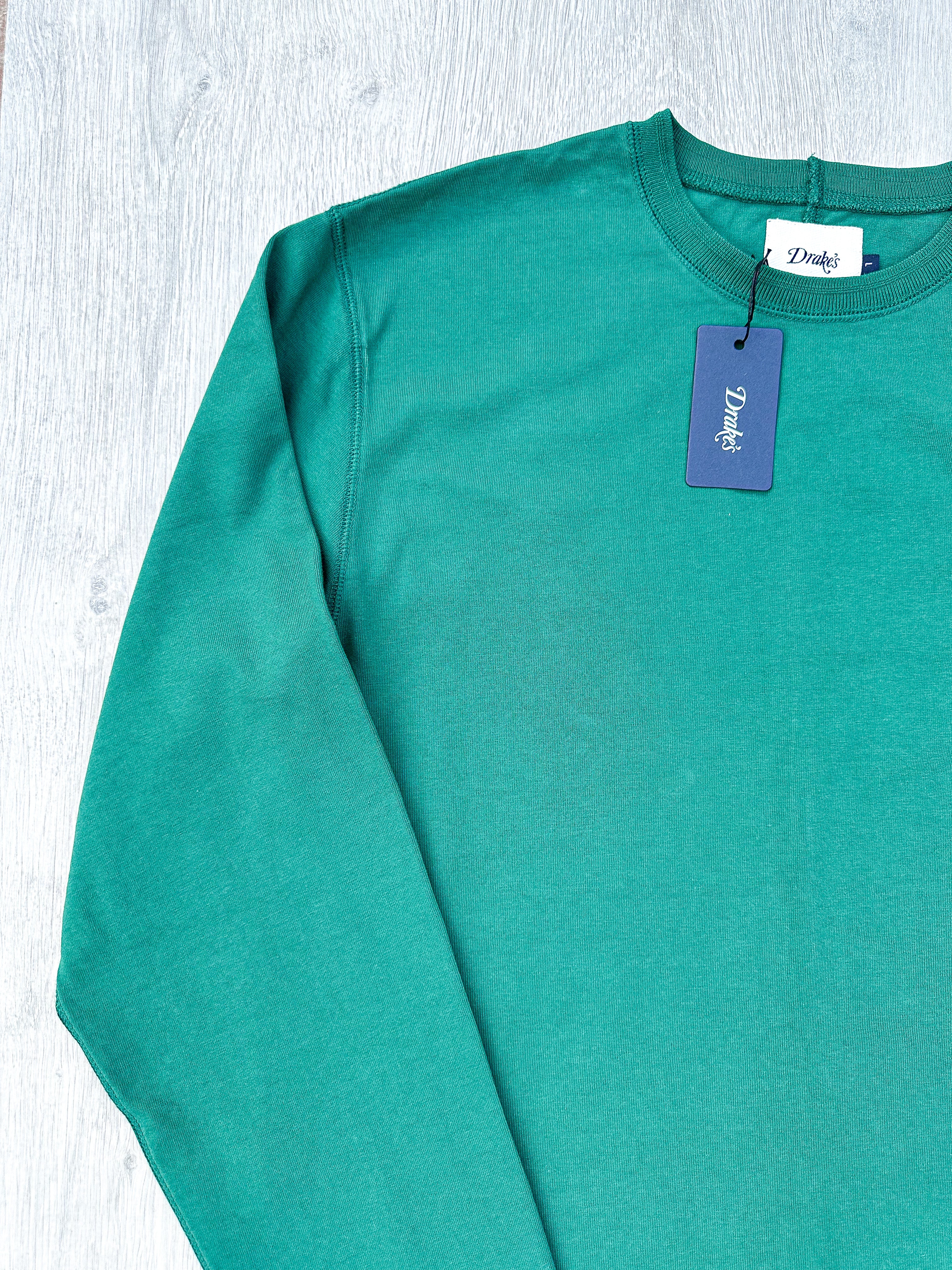 Drake's Green Long Sleeve Hiking Tee Shirt - House Of Huntington