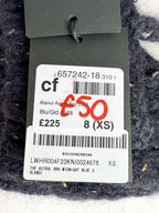 Alanui Midnight Blue Knit The Astral Bra Crop Top