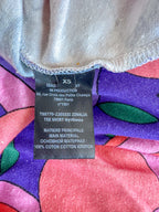 Isabel Marant Zinalia Pink Graphic Abstract Print Cotton Crop Top