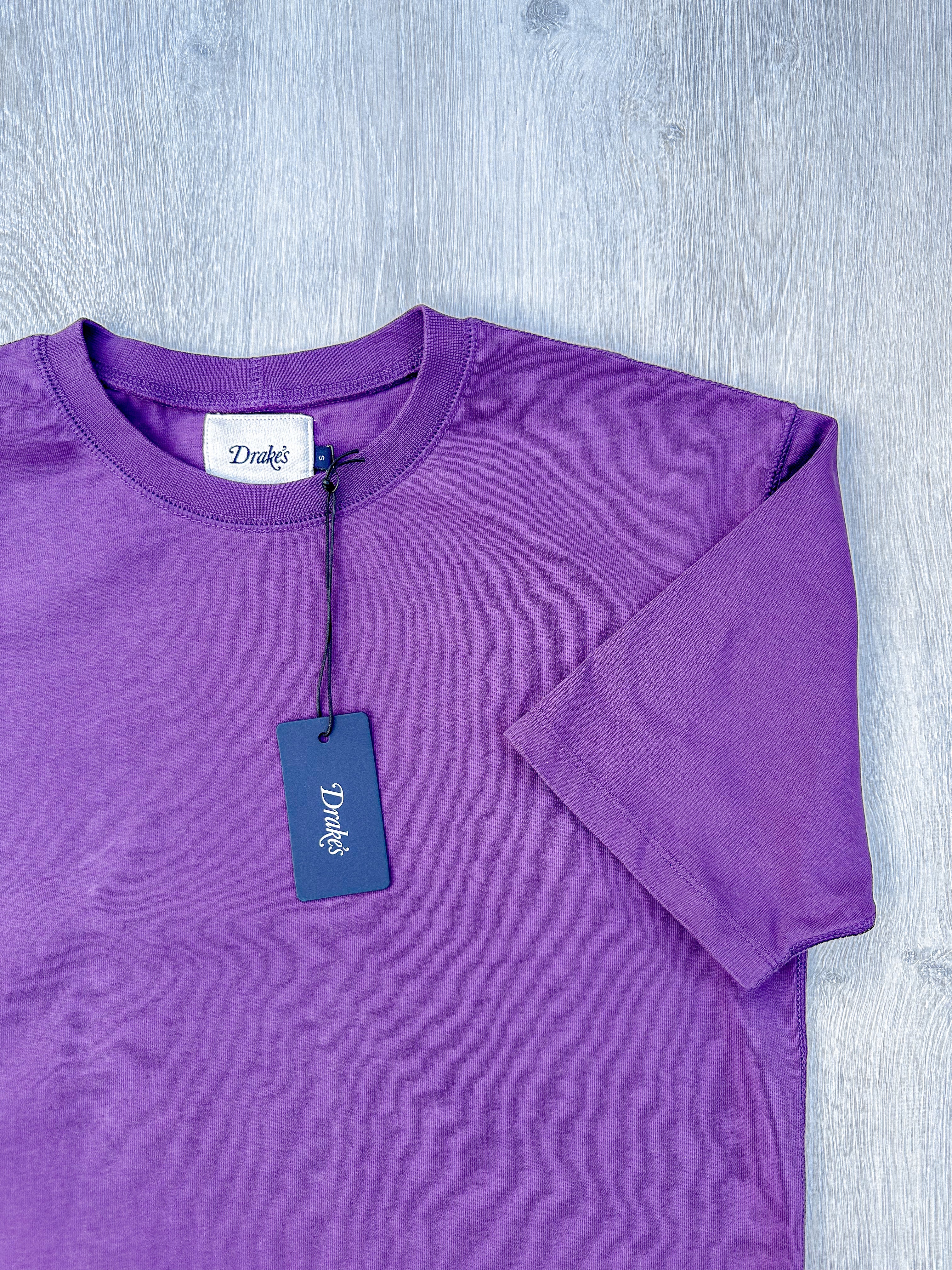 Drake's Plum Purple Short Sleeve Hiking Tee Shirt - House Of Huntington
