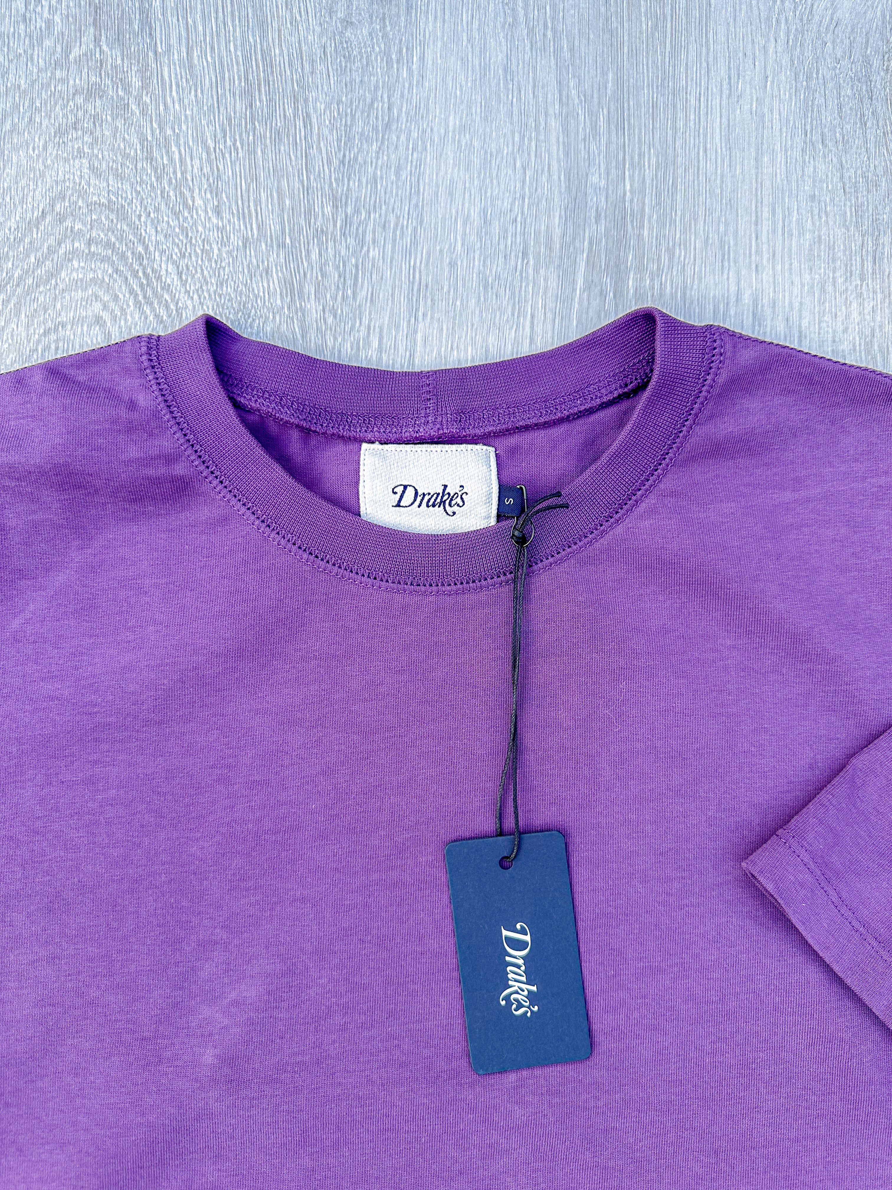 Drake's Plum Purple Short Sleeve Hiking Tee Shirt - House Of Huntington