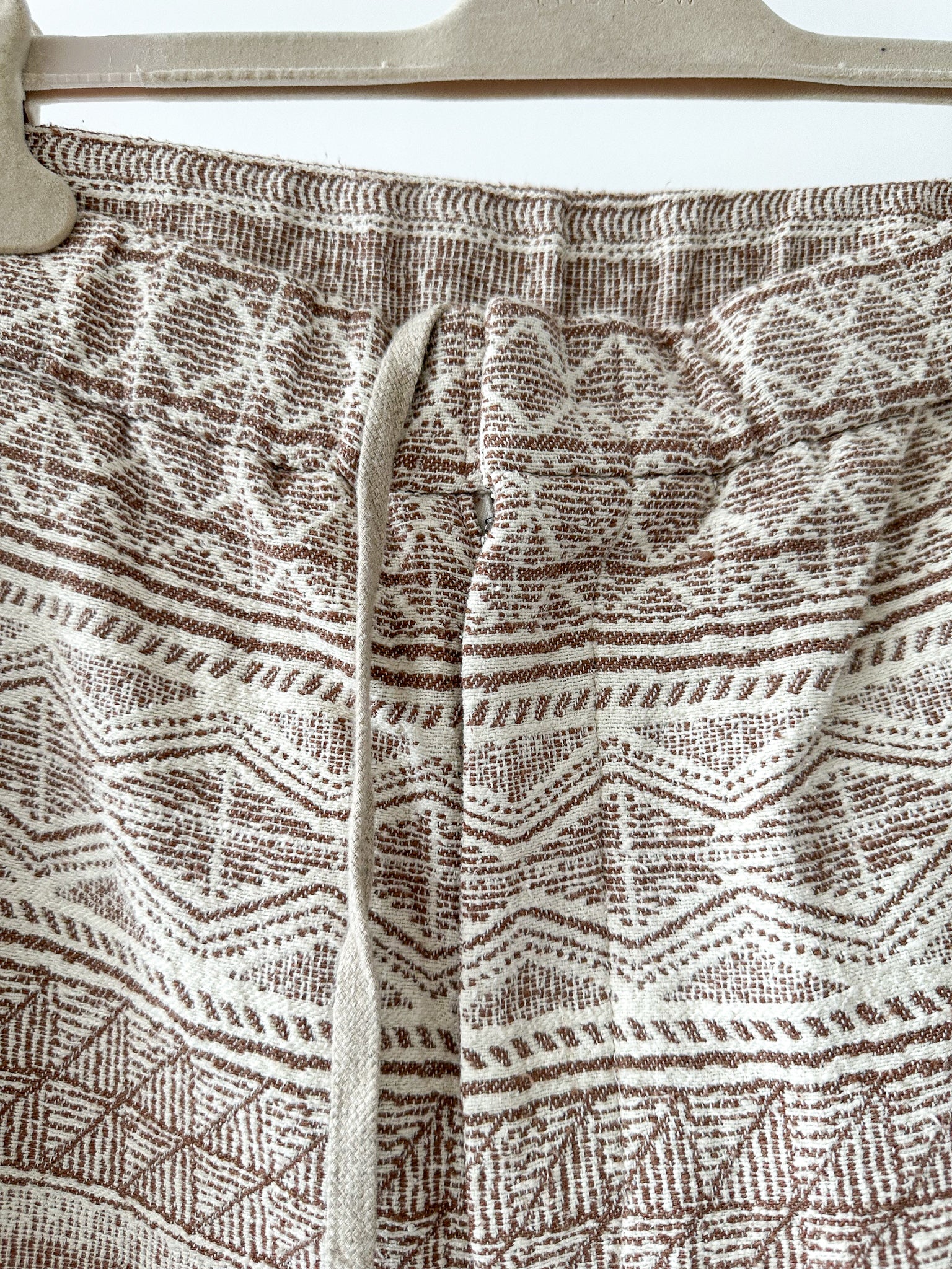 Snow Peak Cotton & Silk Jacquard Trousers - House Of Huntington