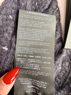 Alanui Midnight Blue Knit The Astral Bra Crop Top