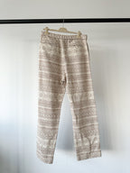 Snow Peak Cotton & Silk Jacquard Trousers - House Of Huntington