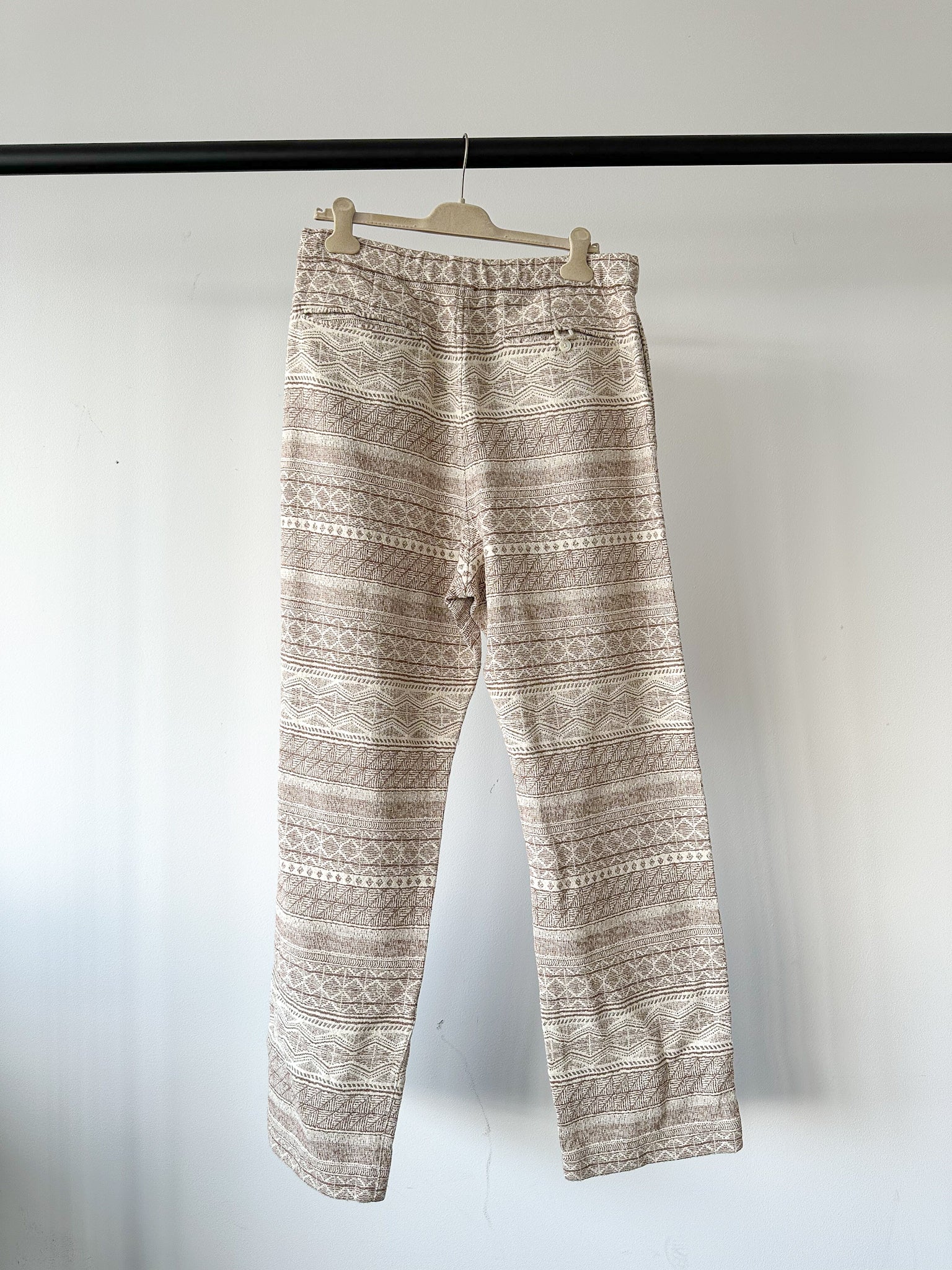 Snow Peak Cotton & Silk Jacquard Trousers - House Of Huntington