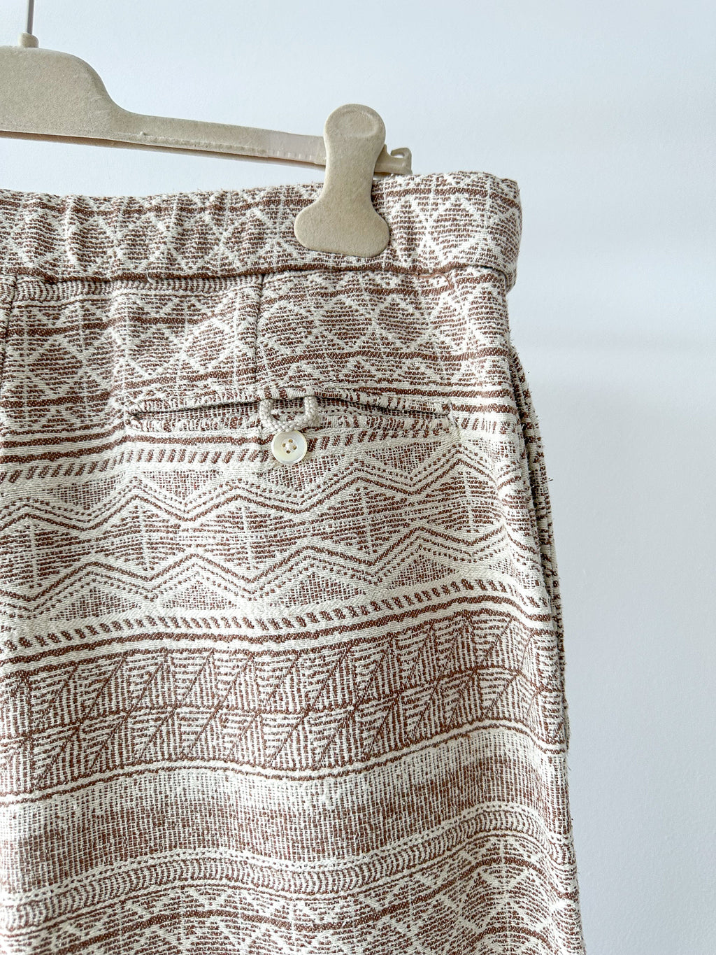 Snow Peak Cotton & Silk Jacquard Trousers - House Of Huntington