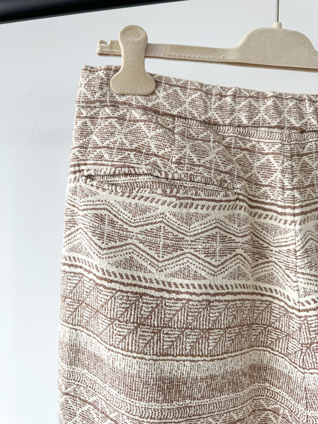 Snow Peak Cotton & Silk Jacquard Trousers - House Of Huntington