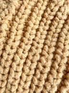 Alanui Pucon Ribbed Wool-Blend Golden Yellow Bralette Top