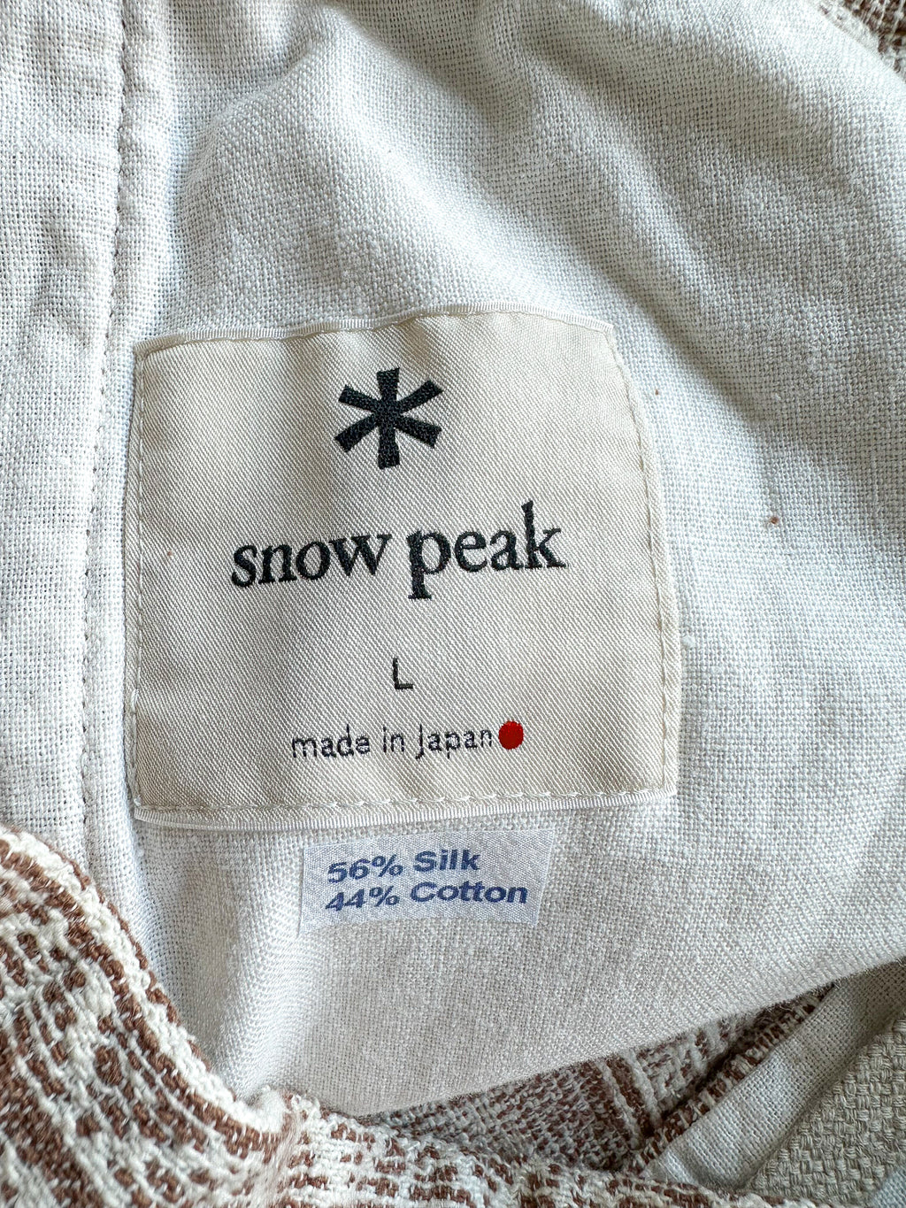 Snow Peak Cotton & Silk Jacquard Trousers - House Of Huntington