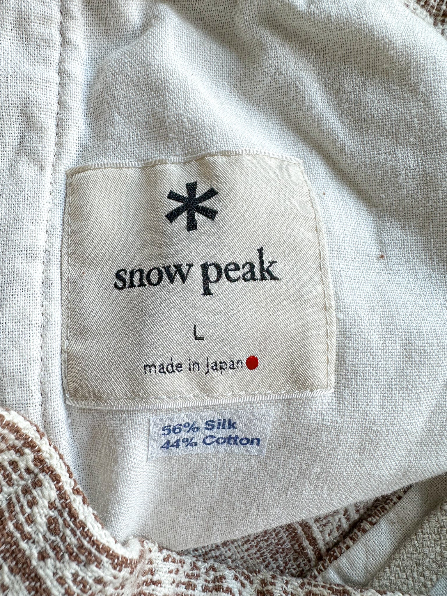 Snow Peak Cotton & Silk Jacquard Trousers - House Of Huntington