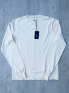 Drake's Ecru Long Sleeve Hiking Tee Shirt - House Of Huntington
