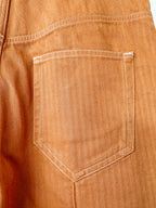 Isabel Marant Lirokae Tan Straight Leg Pants Trousers