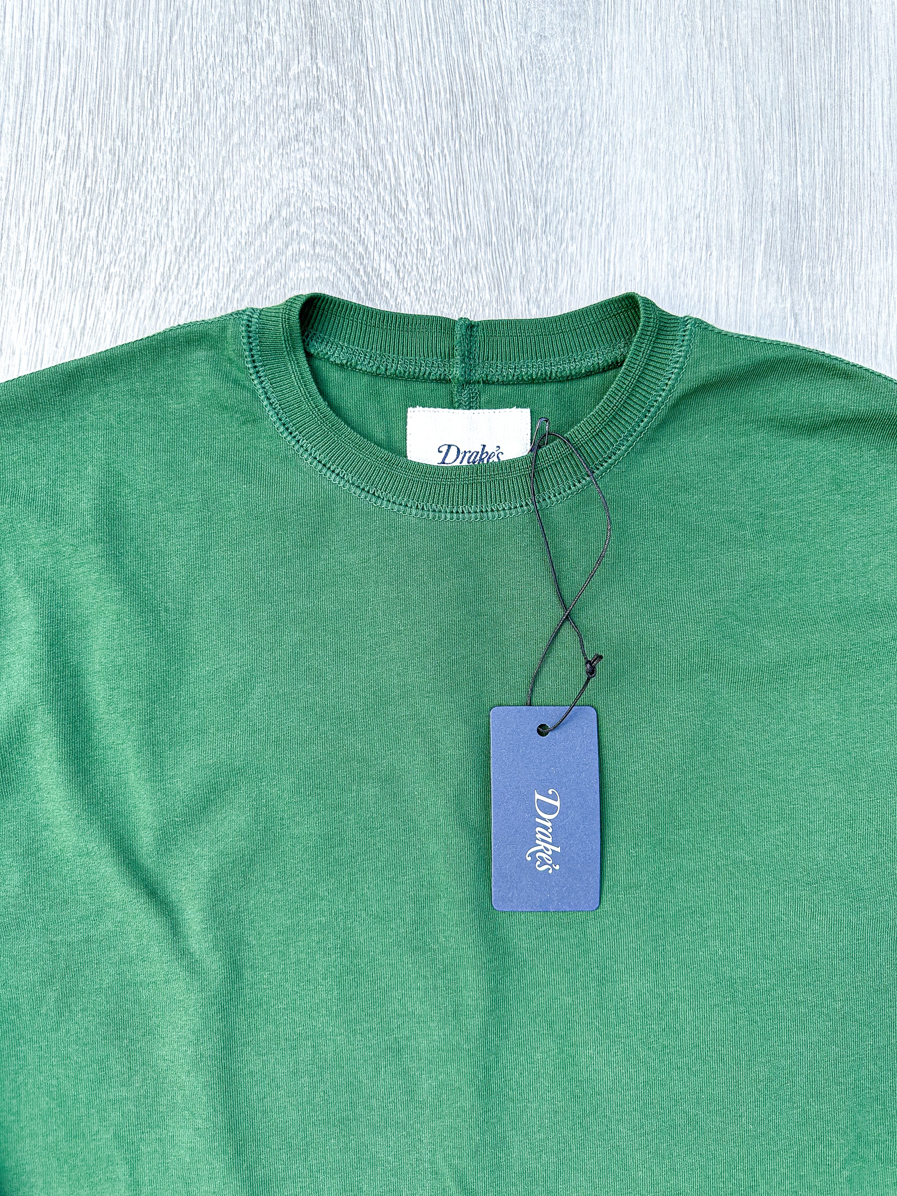 Drake's Dark Green Long Sleeve Hiking Tee Shirt - House Of Huntington