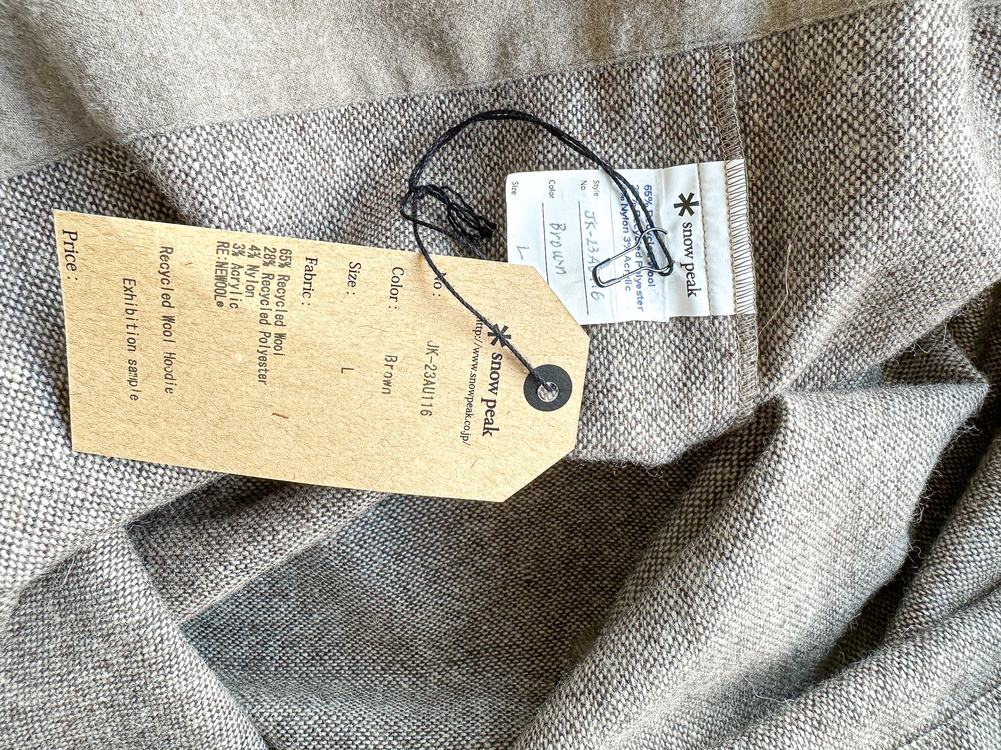 Snow Peak Wool Dobby Hoodie - House Of Huntington