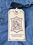 Adjustable Costume Japan Indigo Japanese Denim Fabric Trousers - House Of Huntington