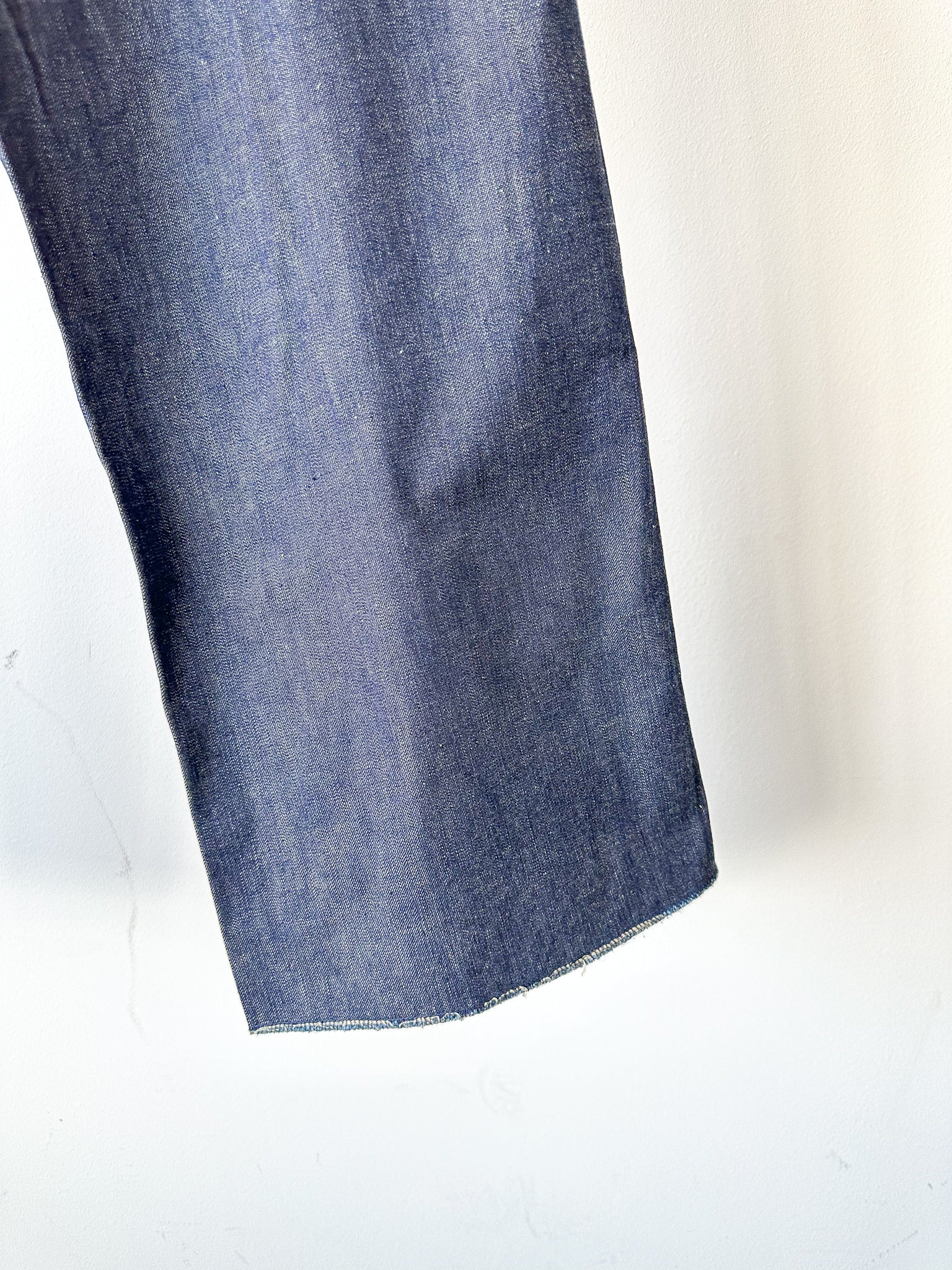 Adjustable Costume Japan Indigo Japanese Denim Fabric Trousers - House Of Huntington
