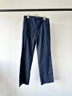 Adjustable Costume Japan Indigo Japanese Denim Fabric Trousers - House Of Huntington