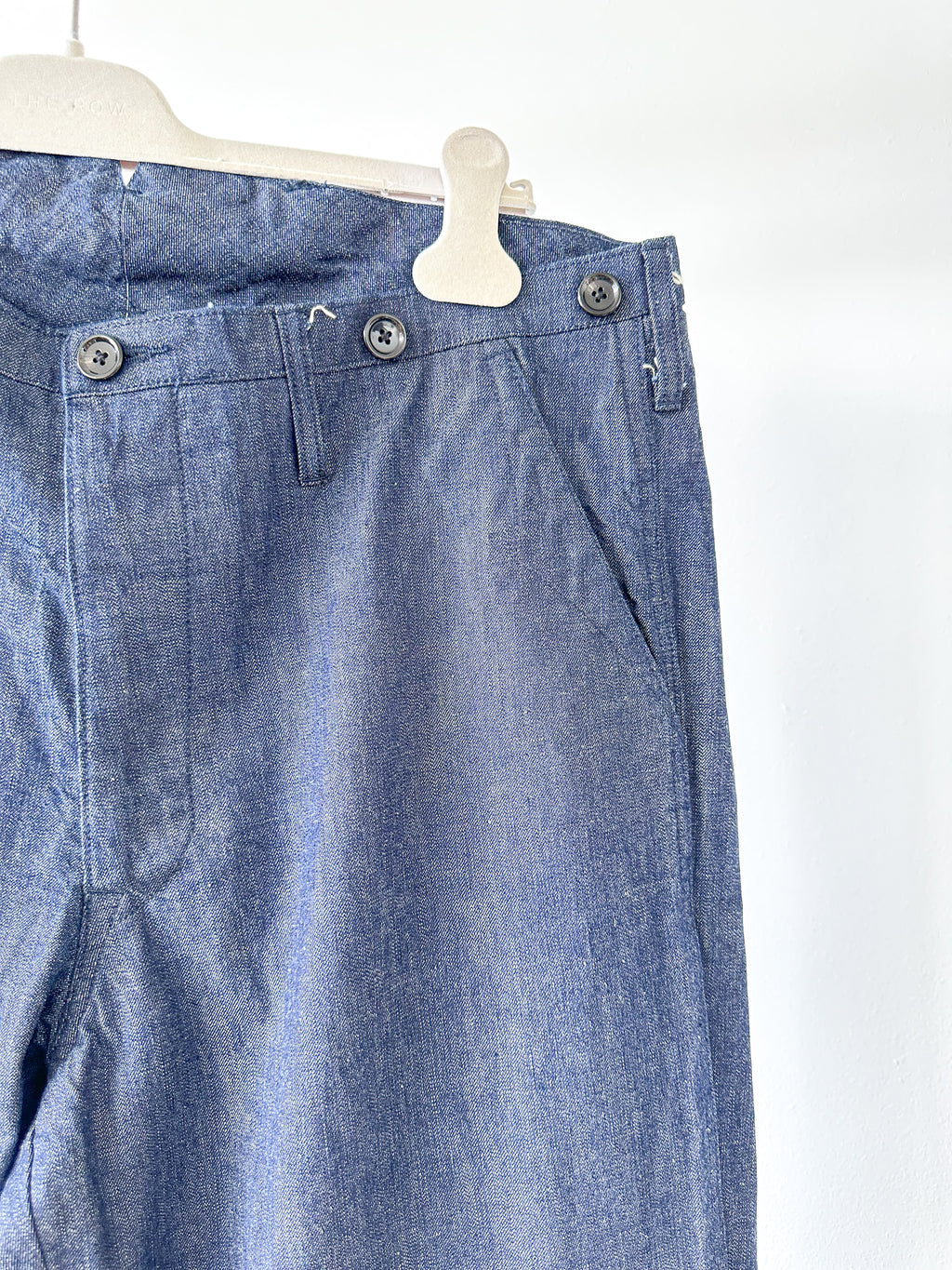 Adjustable Costume Japan Indigo Japanese Denim Fabric Trousers - House Of Huntington