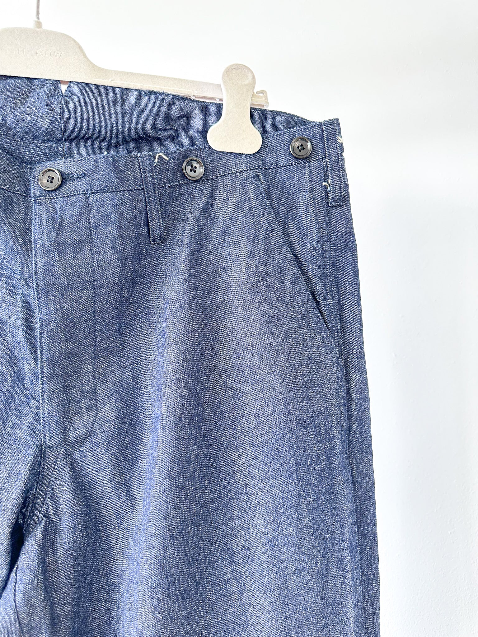 Adjustable Costume Japan Indigo Japanese Denim Fabric Trousers - House Of Huntington