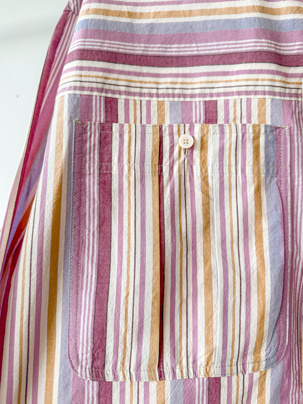 Isabel Marant Herren Taylori Hemd aus gestreifter Baumwollpopeline mit Grandad-Kragen