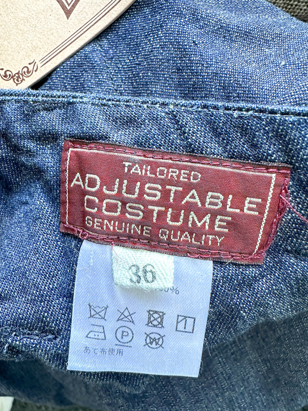 Adjustable Costume Japan Indigo Japanese Denim Fabric Trousers - House Of Huntington