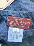 Adjustable Costume Japan Indigo Japanese Denim Fabric Trousers - House Of Huntington