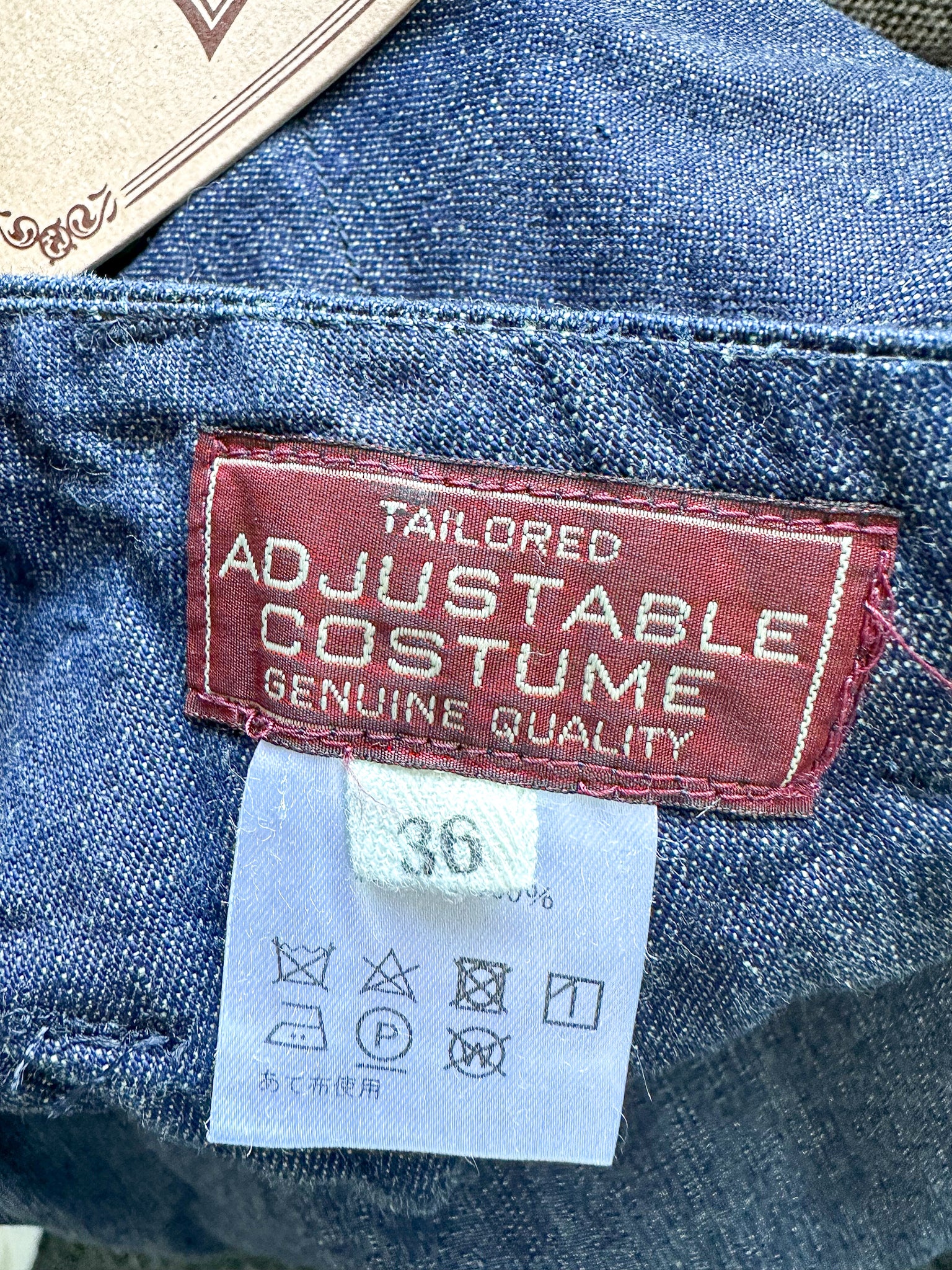 Adjustable Costume Japan Indigo Japanese Denim Fabric Trousers - House Of Huntington