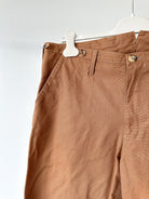 Adjustable Costume Japan Cotton Canvas Brown Trousers - House Of Huntington