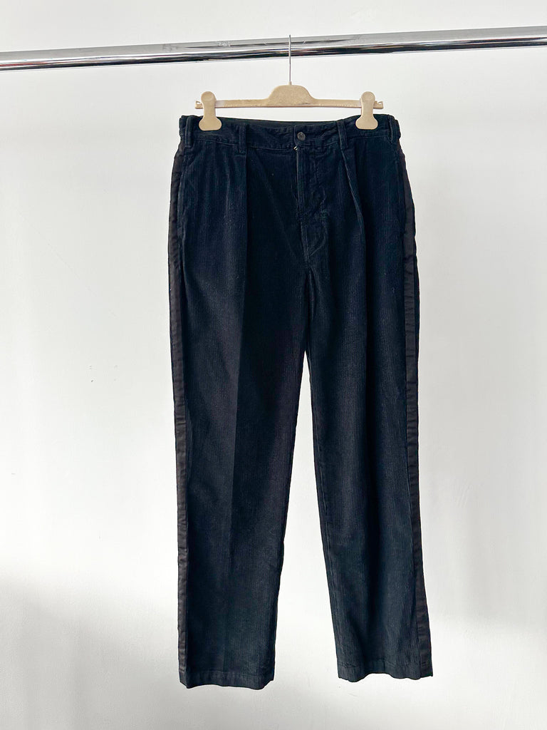 Drake's Games Black Corduroy Trousers - House Of Huntington