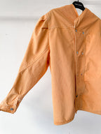 Isabel Marant Espera Orange Sunset Denim Long Sleeve Top