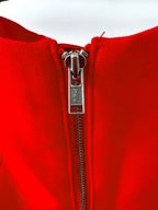 Bardot Red Karoline Hourglass Mini Dress