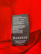 Bardot Red Karoline Hourglass Mini Dress