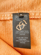 Isabel Marant Espera Orange Sunset Denim Long Sleeve Top