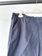 Adjustable Costume Japan Cotton Canvas Navy Trousers - House Of Huntington