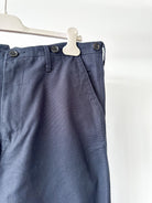 Adjustable Costume Japan Cotton Canvas Navy Trousers - House Of Huntington