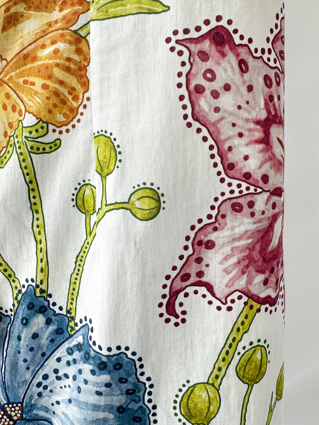 Hayley Menzies Floral Print Cotton Backless Carmen Mini Shift Dress