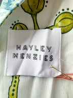 Hayley Menzies Floral Print Cotton Backless Carmen Mini Shift Dress