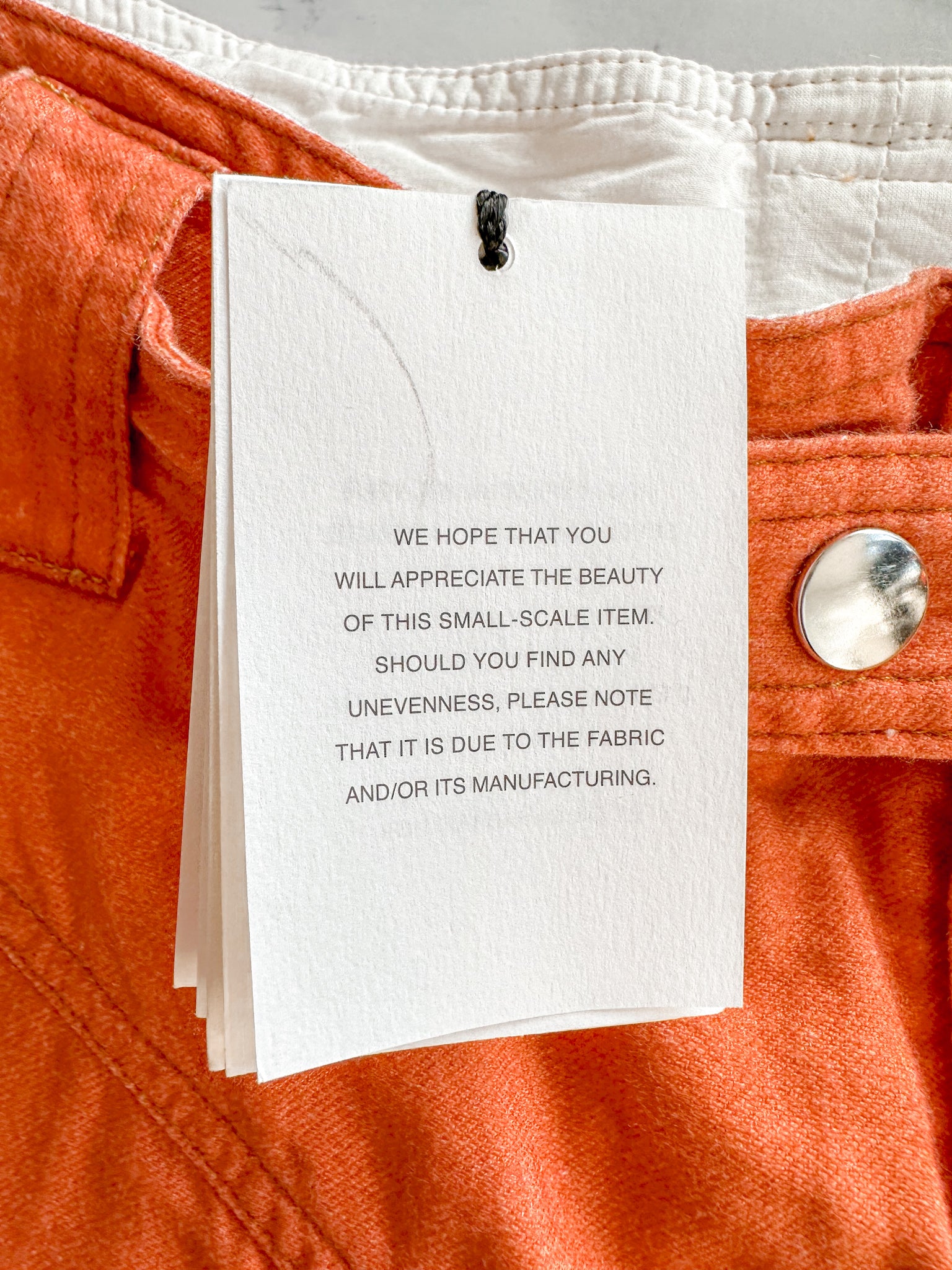 Isabel Marant Etoile Kaynetd Tie Dye Orange Linen Blend Shorts