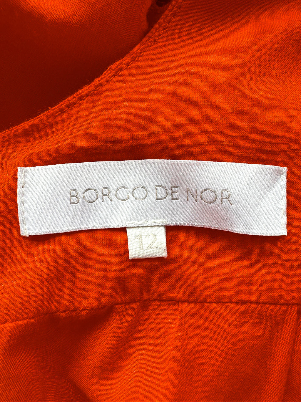 Borgo De Nor Red Carla Broderie Anglaise Cotton Maxi Dress