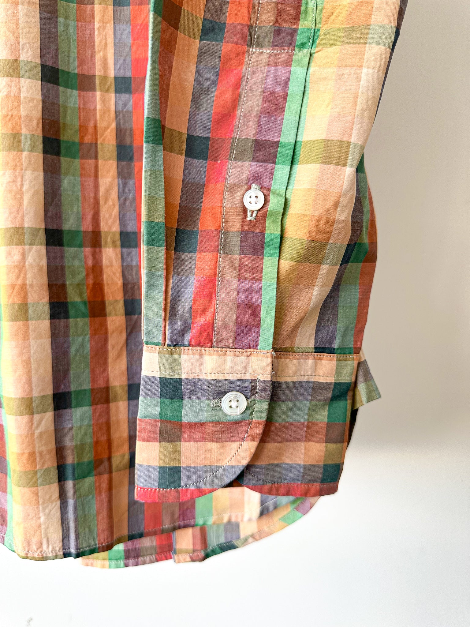 Drake's Multicoloured Checked Cotton Shirt - House Of Huntington
