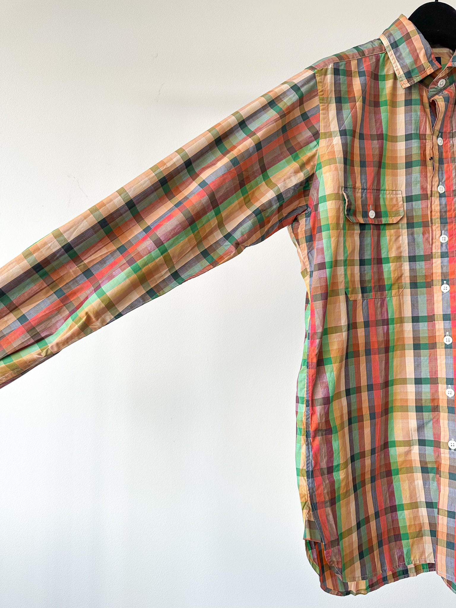 Drake's Multicoloured Checked Cotton Shirt - House Of Huntington