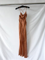 Robe fourreau dos nu froncé La Lune Shona Joy